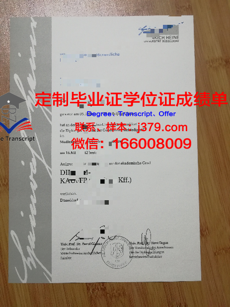 杜塞尔多夫应用技术大学毕业证成绩单：一张承载荣誉与梦想的纸