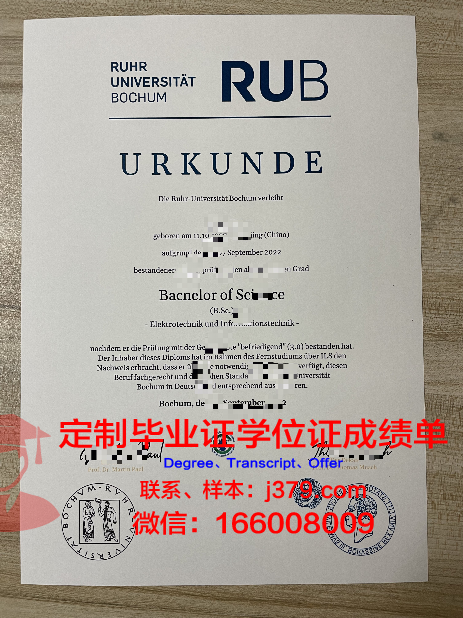 波鸿博士学位证：一份跨越时空的学术荣耀