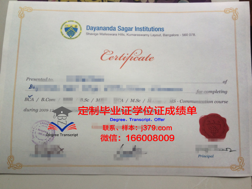 印度国际大学学历证明