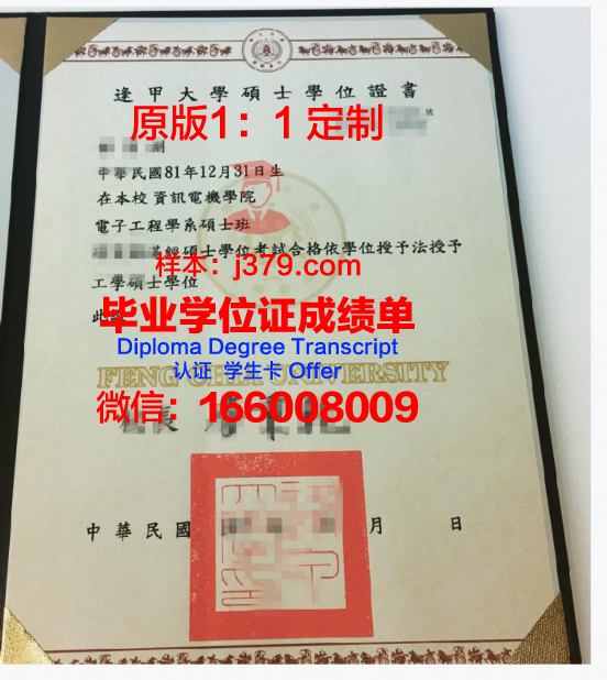 蒂宾根大学学位证书样式