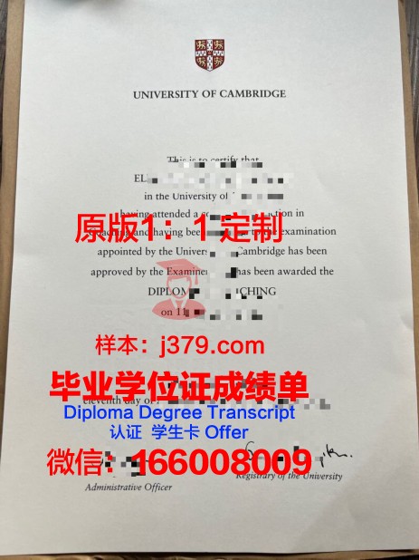 剑桥大学文凭保护套