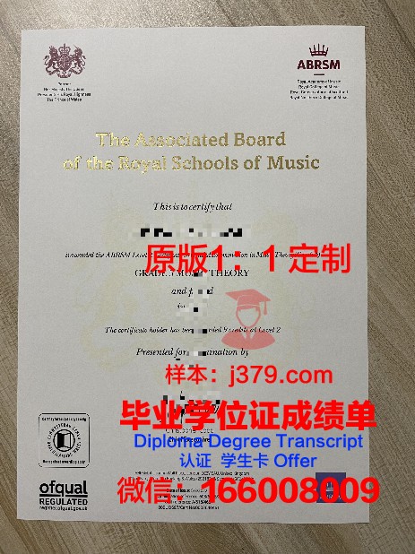 人文学院毕业资格证书外观展示