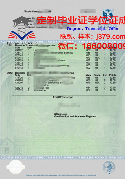 PGRIAS学历证明与成绩单摘要