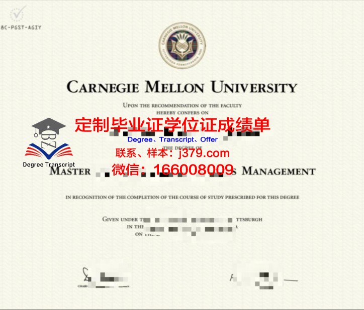 梅隆学历证明成绩一览
