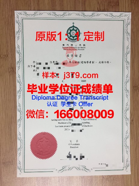 迪吉彭理工学院 diploma证书