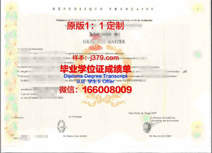 凯泽斯劳滕大学博士学位证明