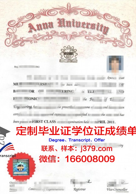 印度国际大学博士学历证明书