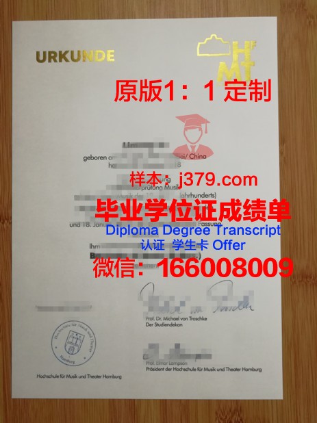 汉堡学业成就证明与成绩单