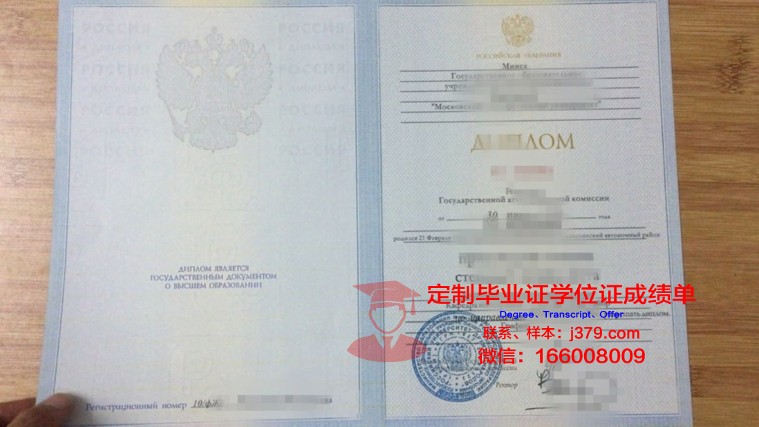 莫斯科国立商学院毕业文凭