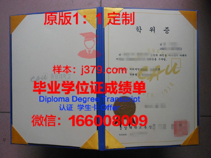韩国中央大学本科毕业证书图片(韩国中央大学本科读几年)