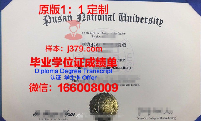 釜山科学技术大学毕业证图片(釜山科技学院)